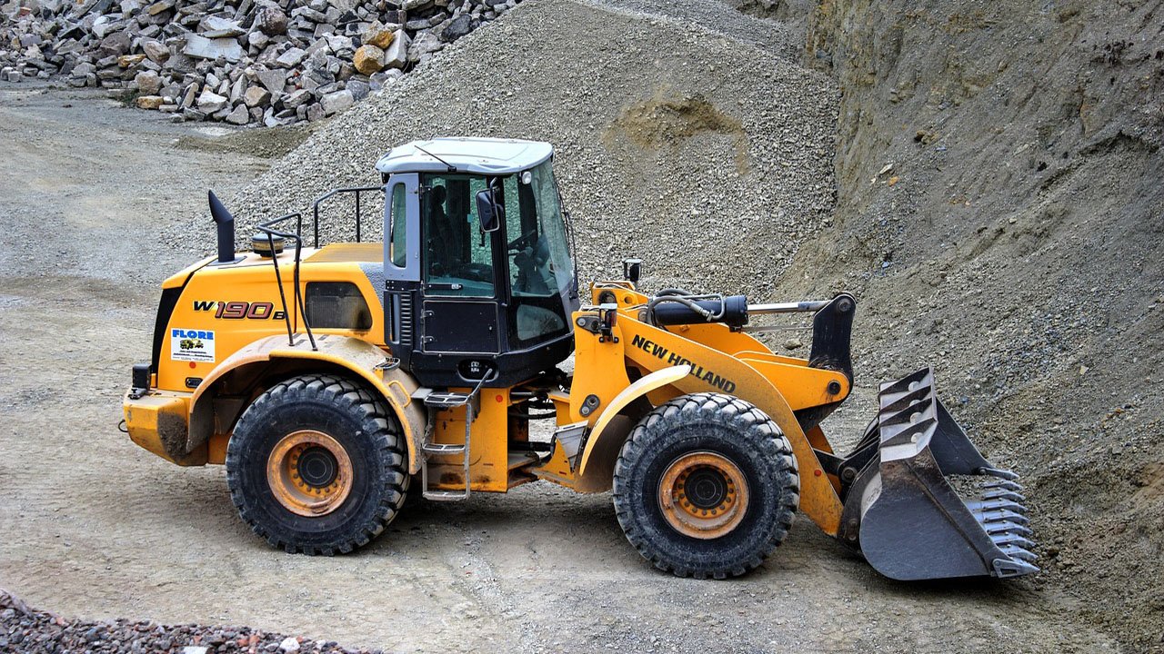 Loader Gravel digger